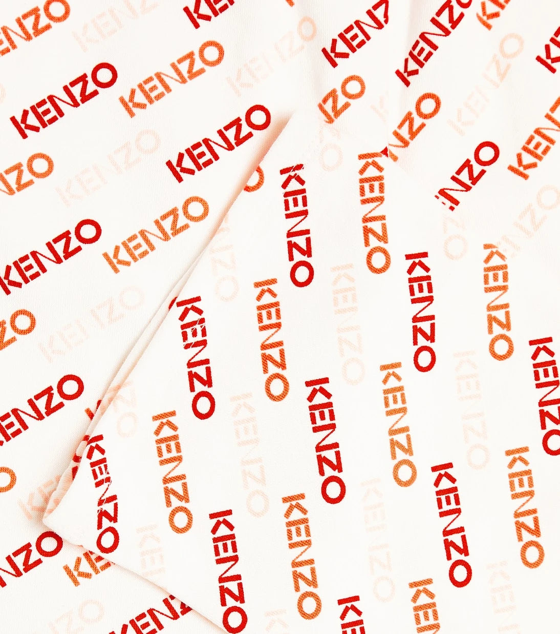 Kenzo Kids - بنطال رياضي مزين بشعار العلامة التجارية ومصنوع من مزيج القطن