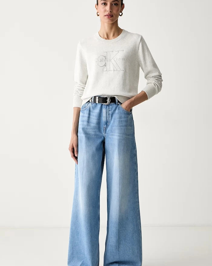 Calvin Klein Jeans kadın pamuklu kazak