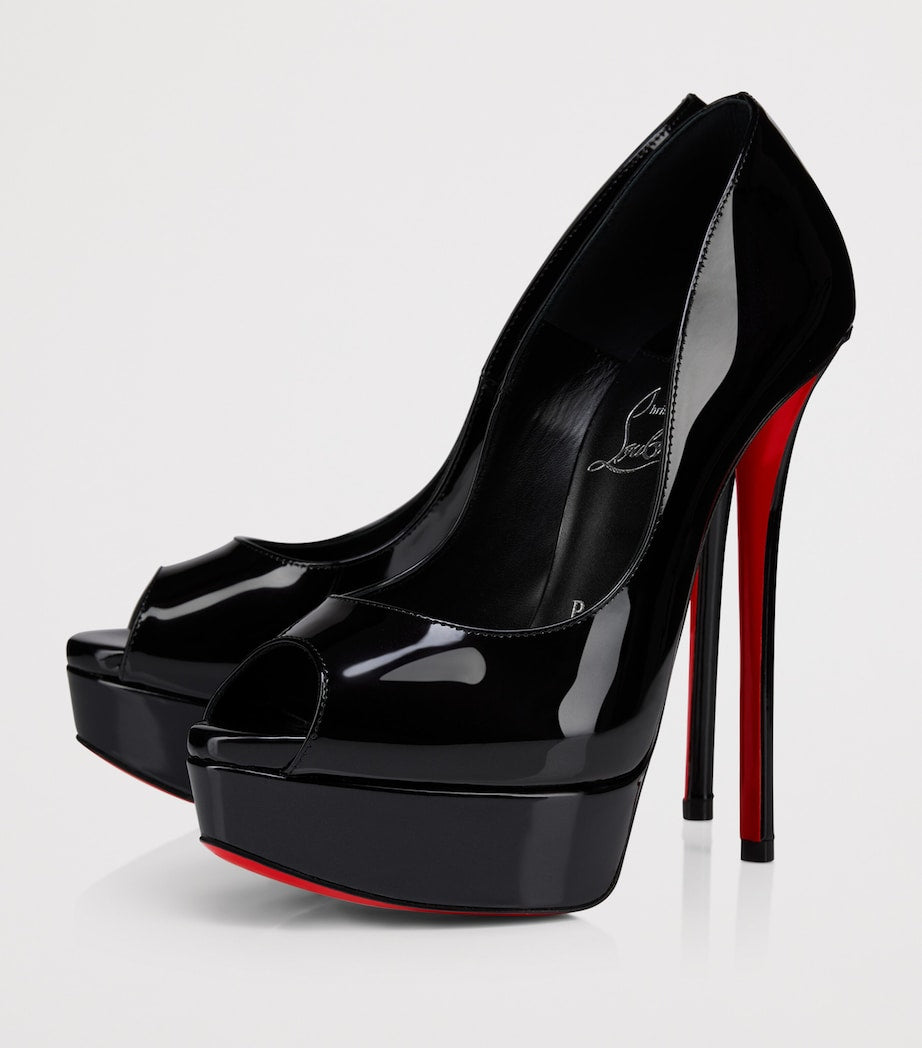 Christian Louboutin Red Lady Z Patent Pumps 160