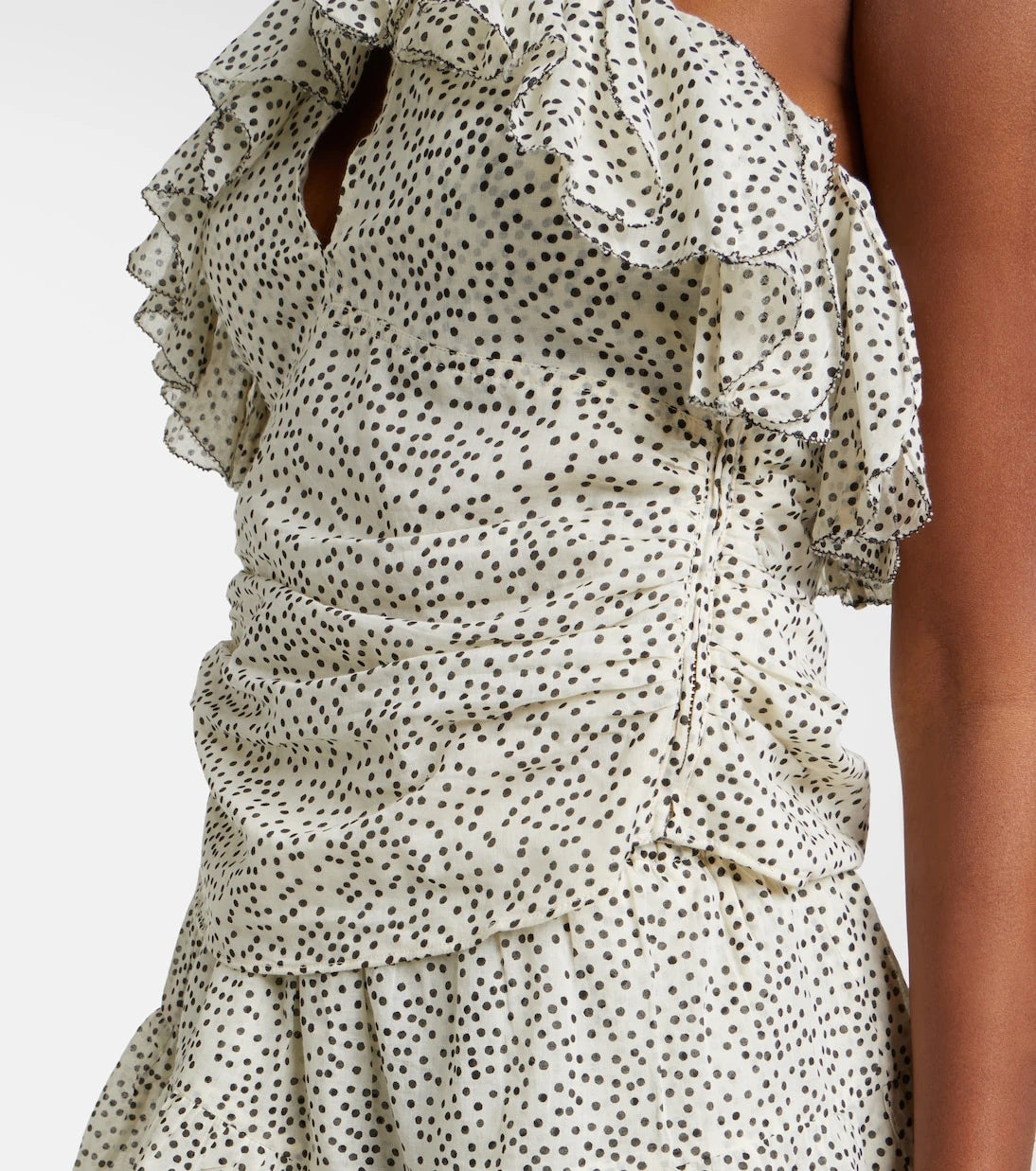 Marant Etoile - Djimia halterneck cotton-blend top