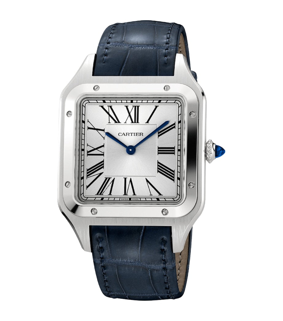 Stainless Steel Santos-Dumont Watch 46.6mm