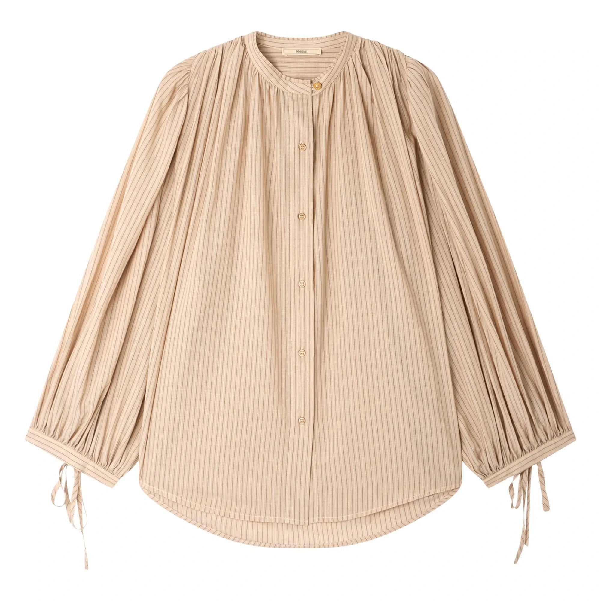 Sessùn - Dali Stripes Blouse | Sand