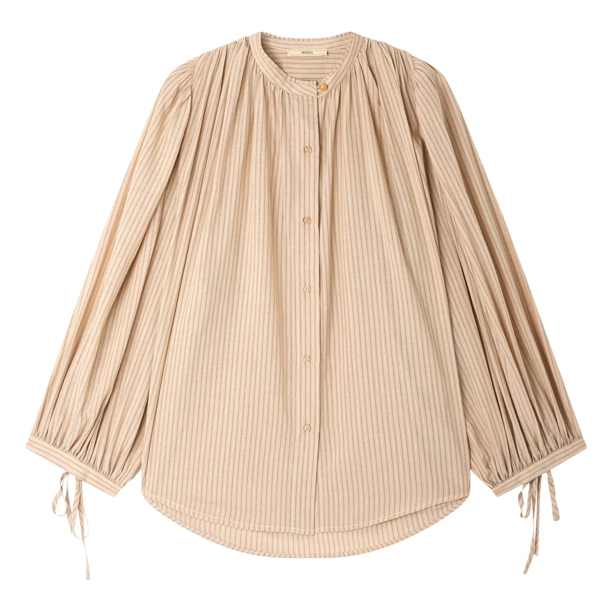 Sessùn - Dali Stripes Blouse | Sand