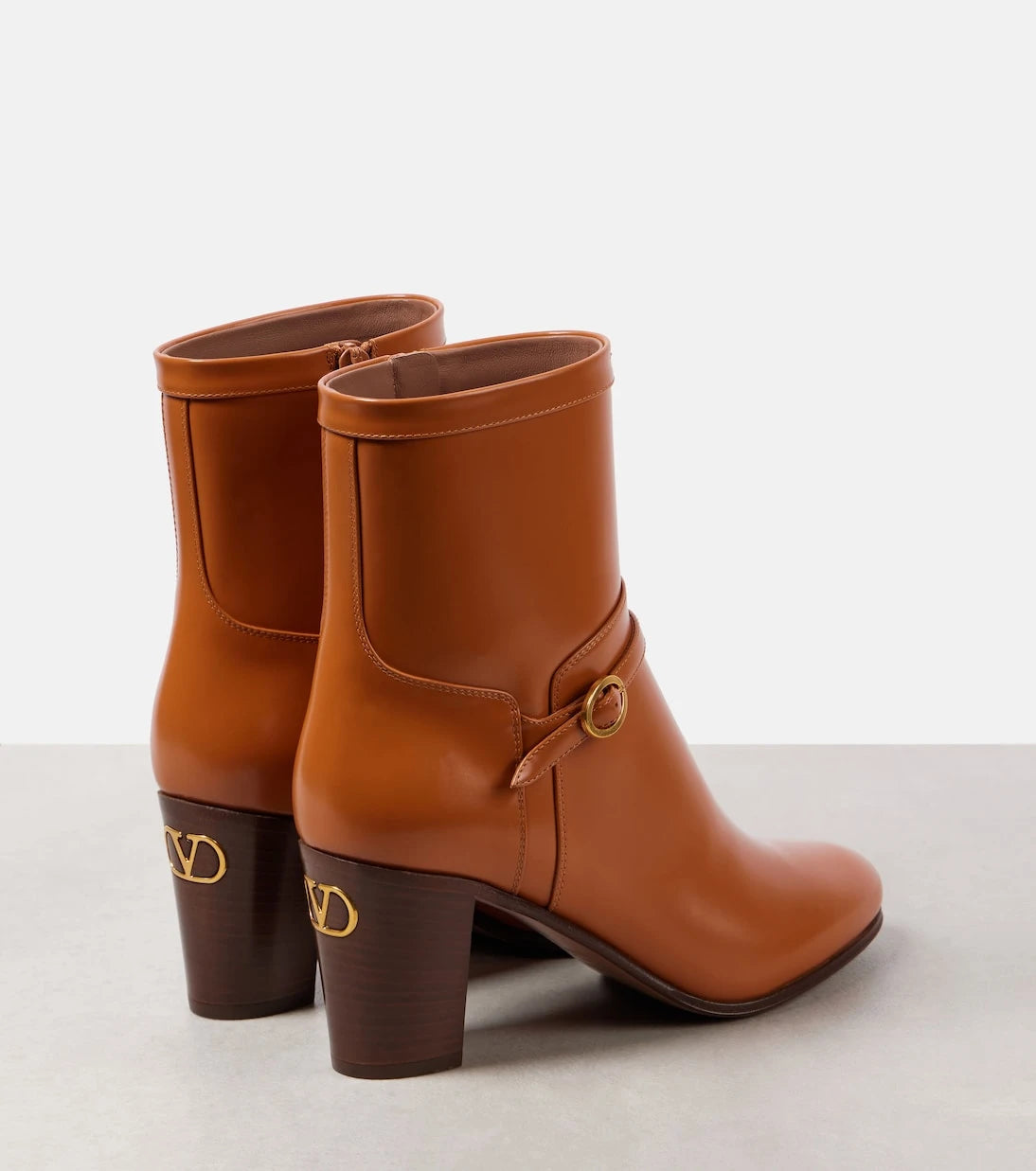 Valentino Garavani - Pattie 75 leather ankle boots
