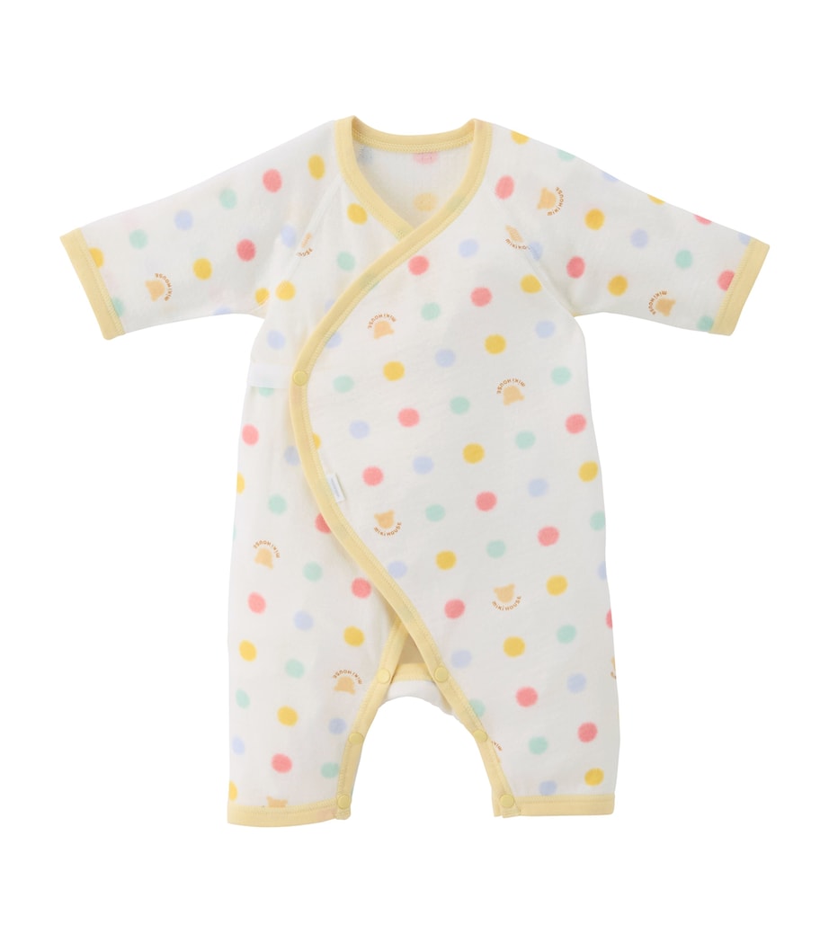 Cotton Polka Dot Playsuit (1 Month)