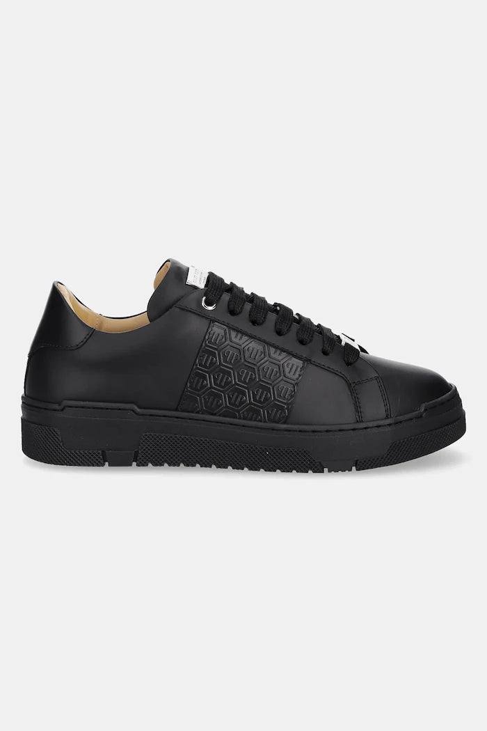 Кожени маратонки Philipp Plein Lo-Top Monogram