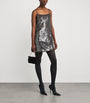 CAMILLA AND MARC Black Sequin Façade Mini Dress
