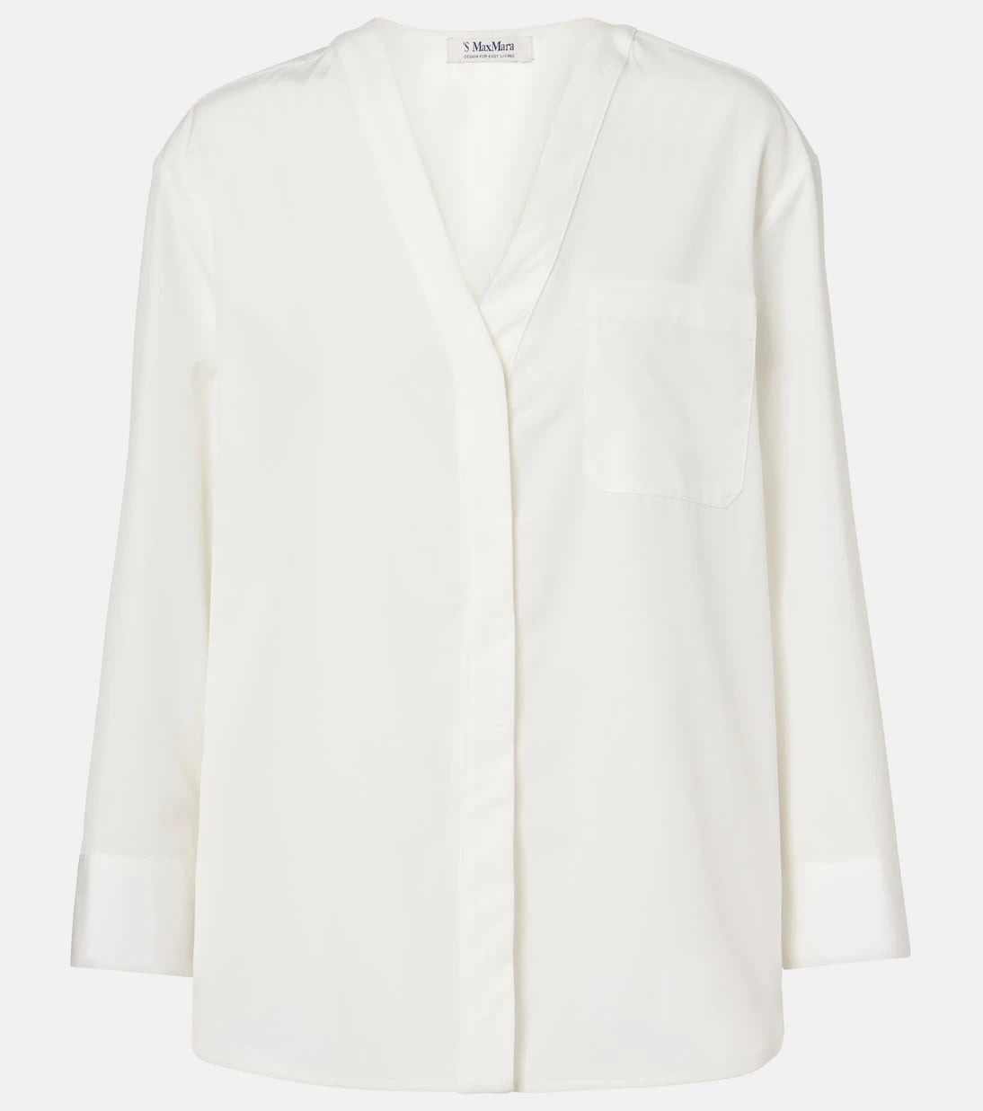 'S Max Mara - Chicca cotton poplin shirt
