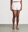 Pink Cotton Poplin Sleep Shorts