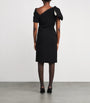 Max Mara Black Asymmetric Bow Mini Dress