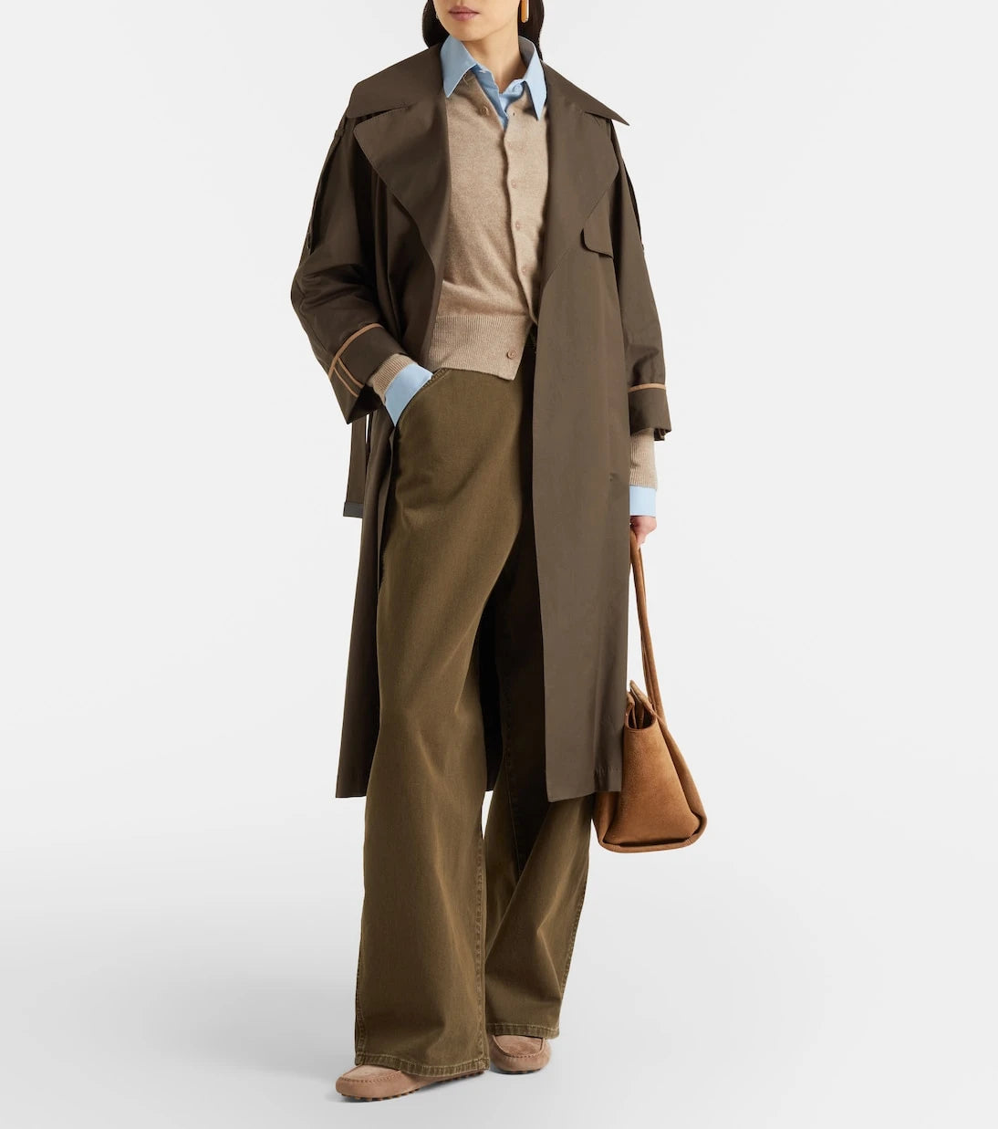 Tod's - حذاء شمواه سهل الارتداء