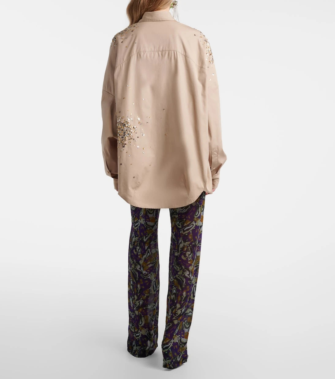 Dries Van Noten - Printed wide-leg pants