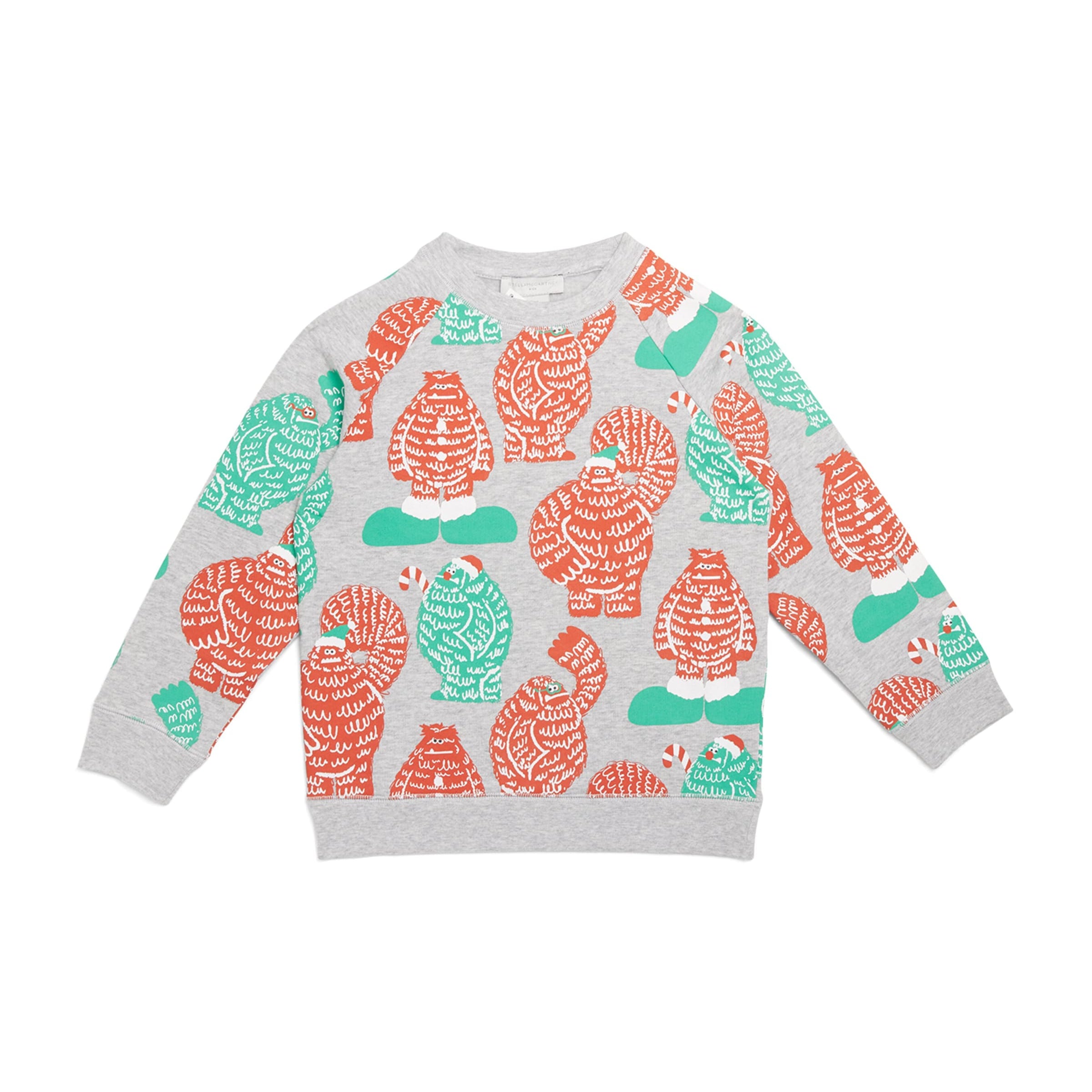 Stella McCartney Kids Organic Cotton Santa Print Sweatshirt (3-14 Years)
