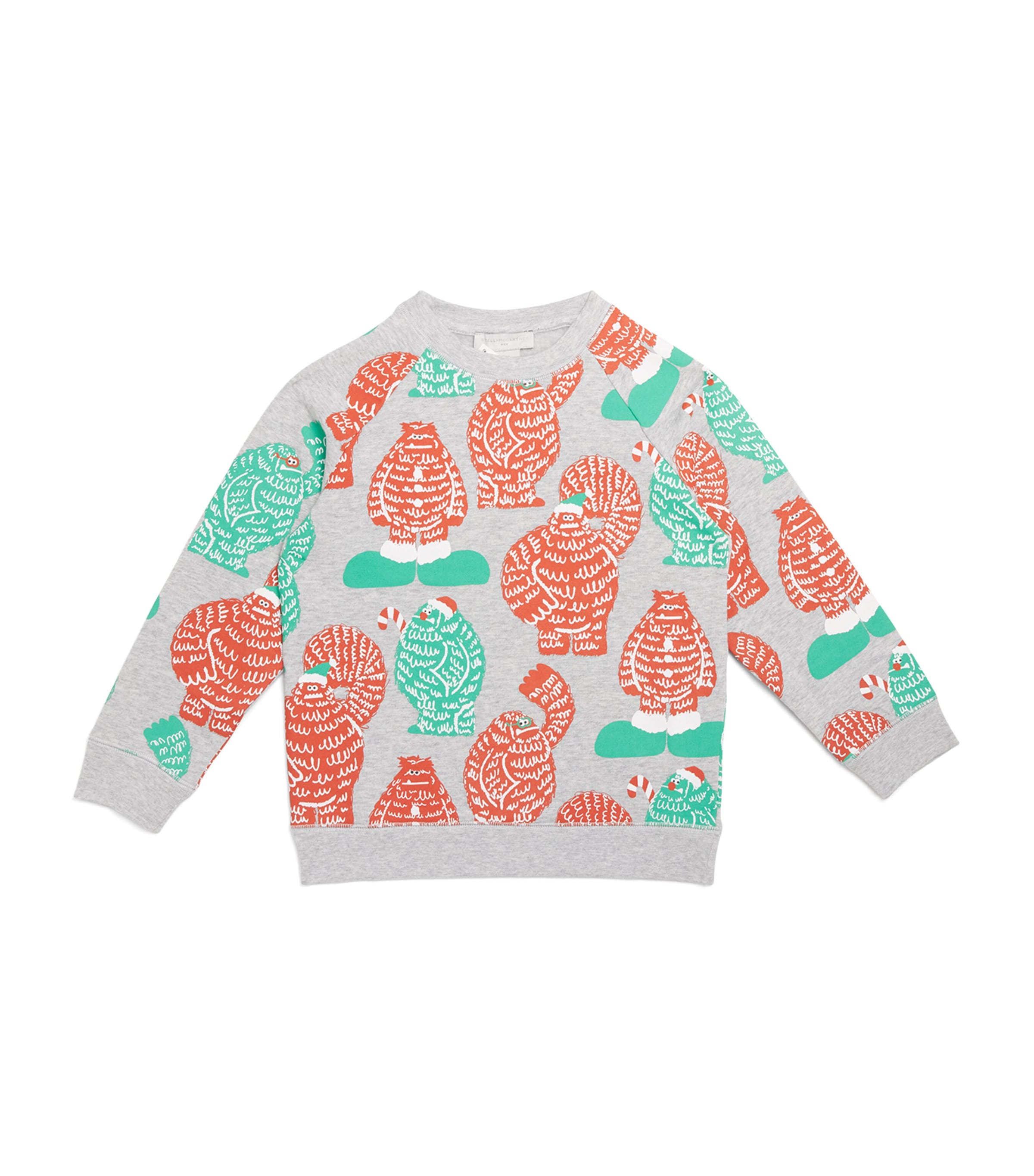 Stella McCartney Kids Organic Cotton Santa Print Sweatshirt (3-14 Years)