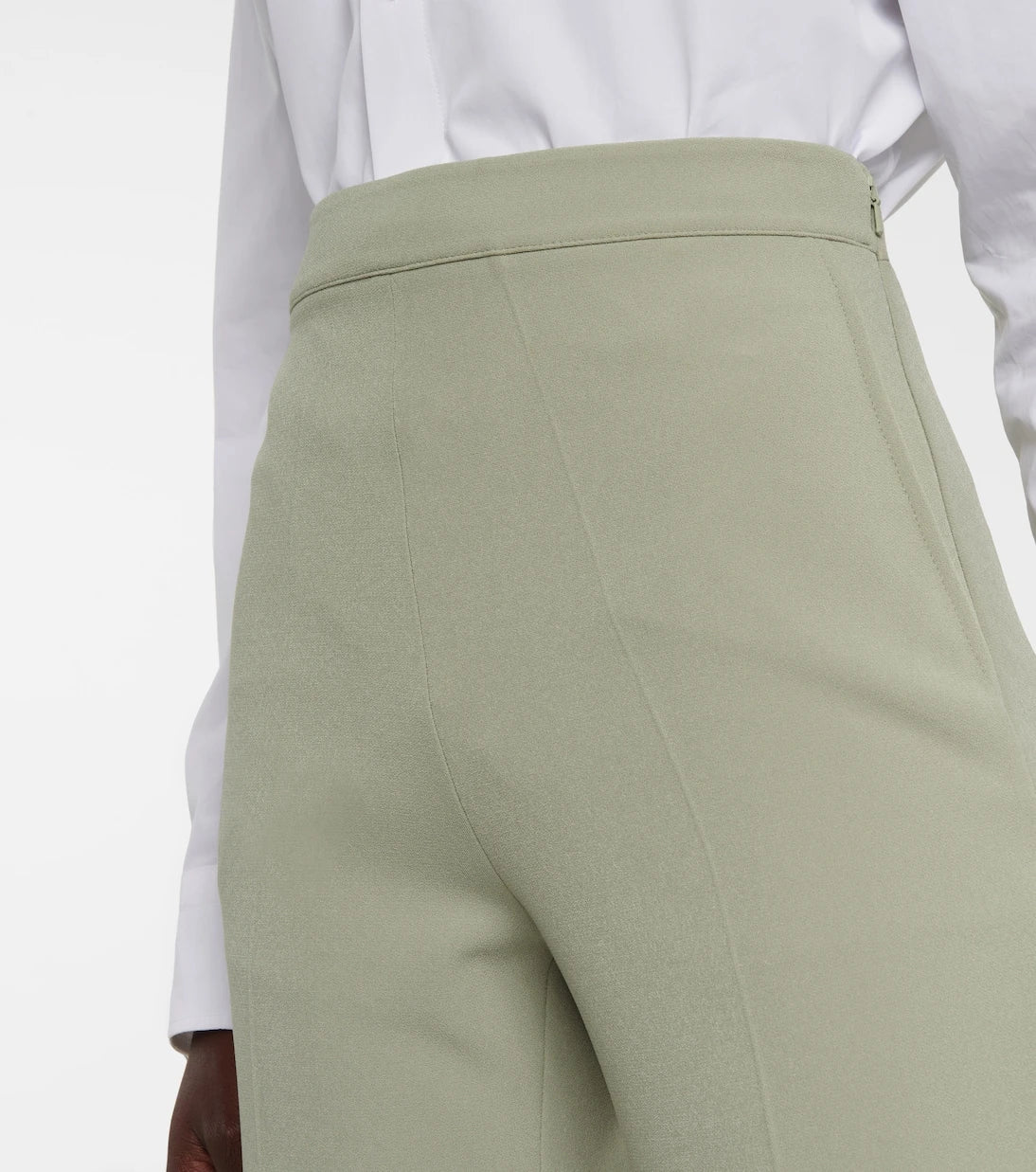Safiyaa - Goldie high-rise straight crêpe pants
