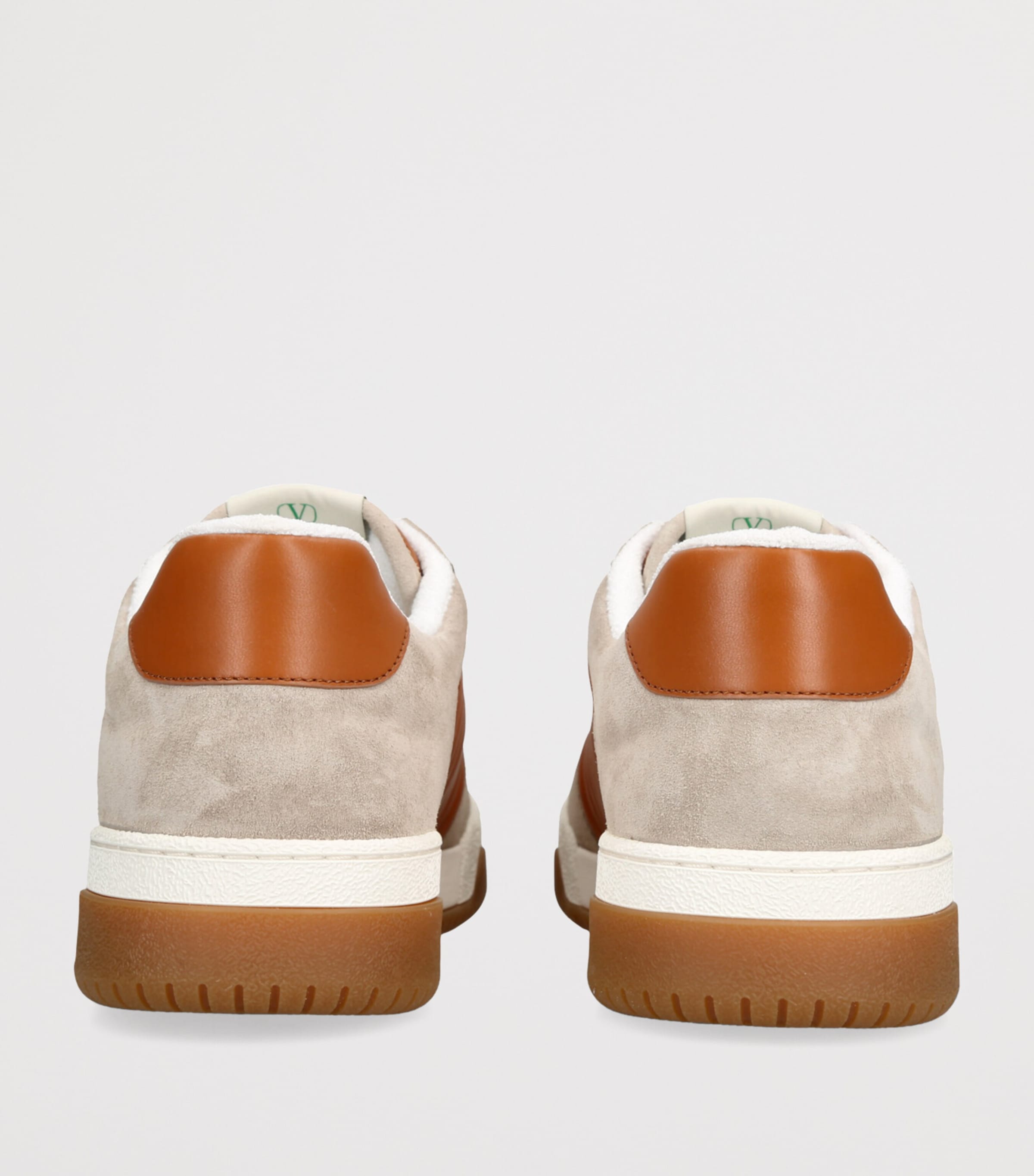 Valentino Garavani Leather-Suede Sparry Sneakers