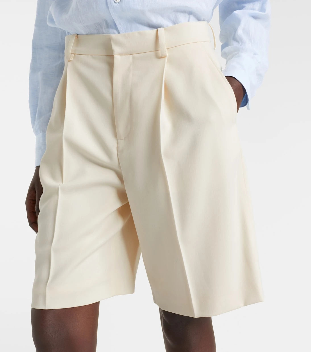 Ralph Lauren Collection - Minetta wool gabardine Bermuda shorts