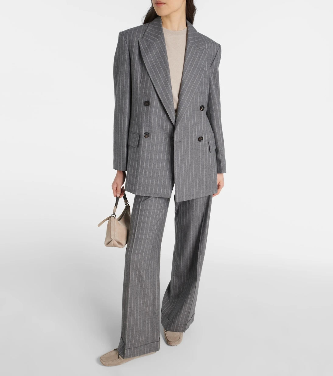 Brunello Cucinelli - Wide-leg virgin wool pants