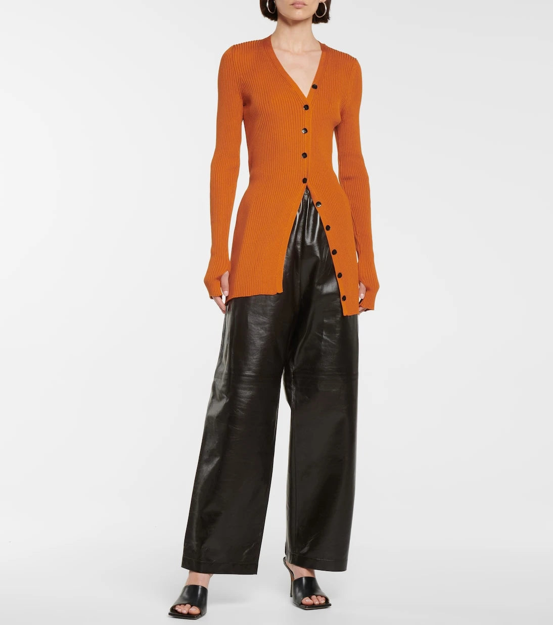 Petar Petrov - Eliza ribbed-knit silk cardigan
