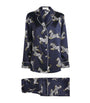 Olivia von Halle Multi Silk Satin Zizi Lila Pyjama Set