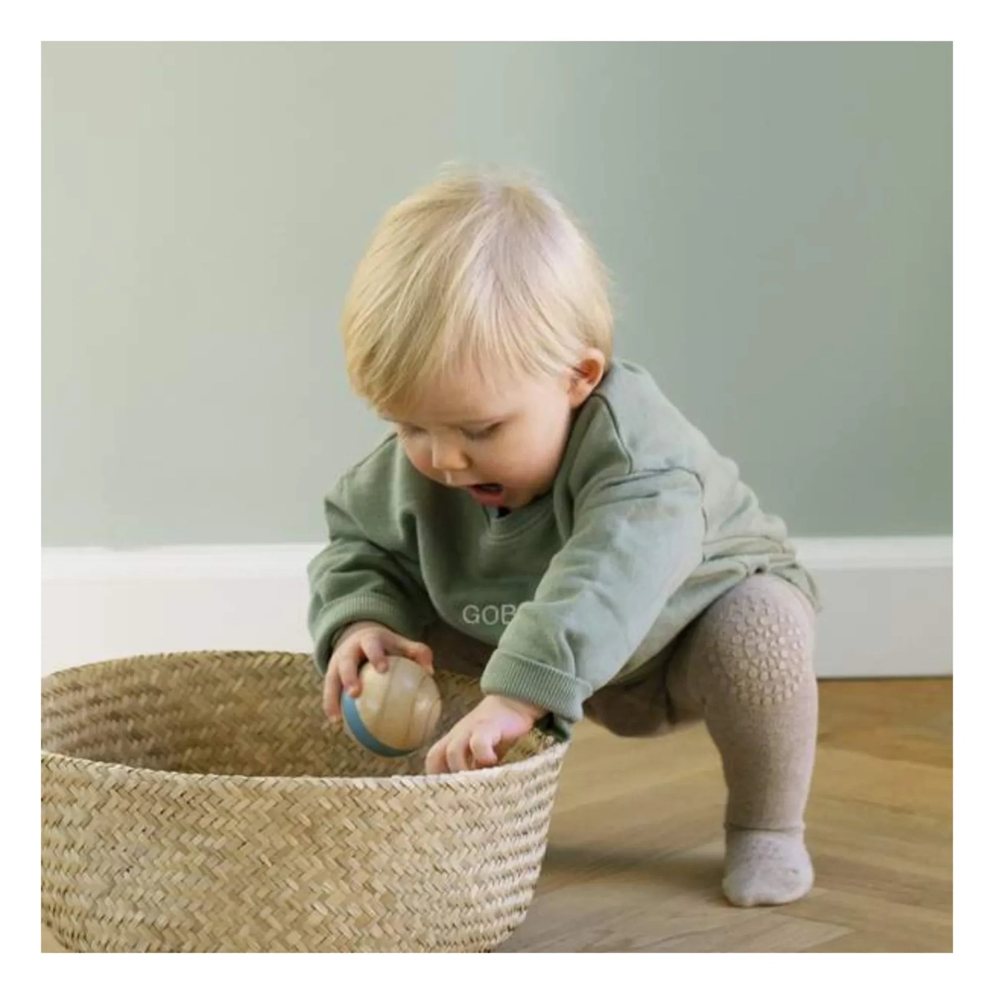 GOBABYGO - Non-slip tights | Beige