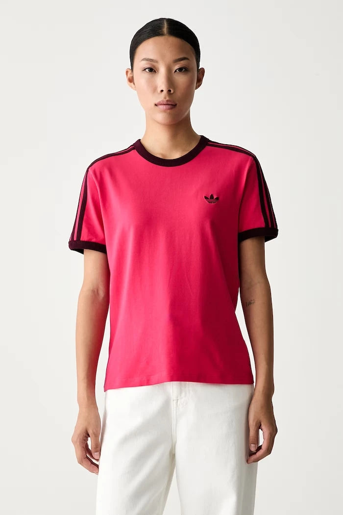 adidas Originals pamuk ve elastanlı kadın tişörtü