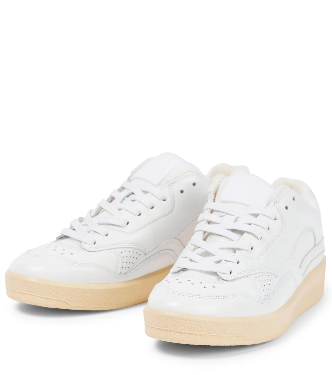 Jil Sander - Leather sneakers