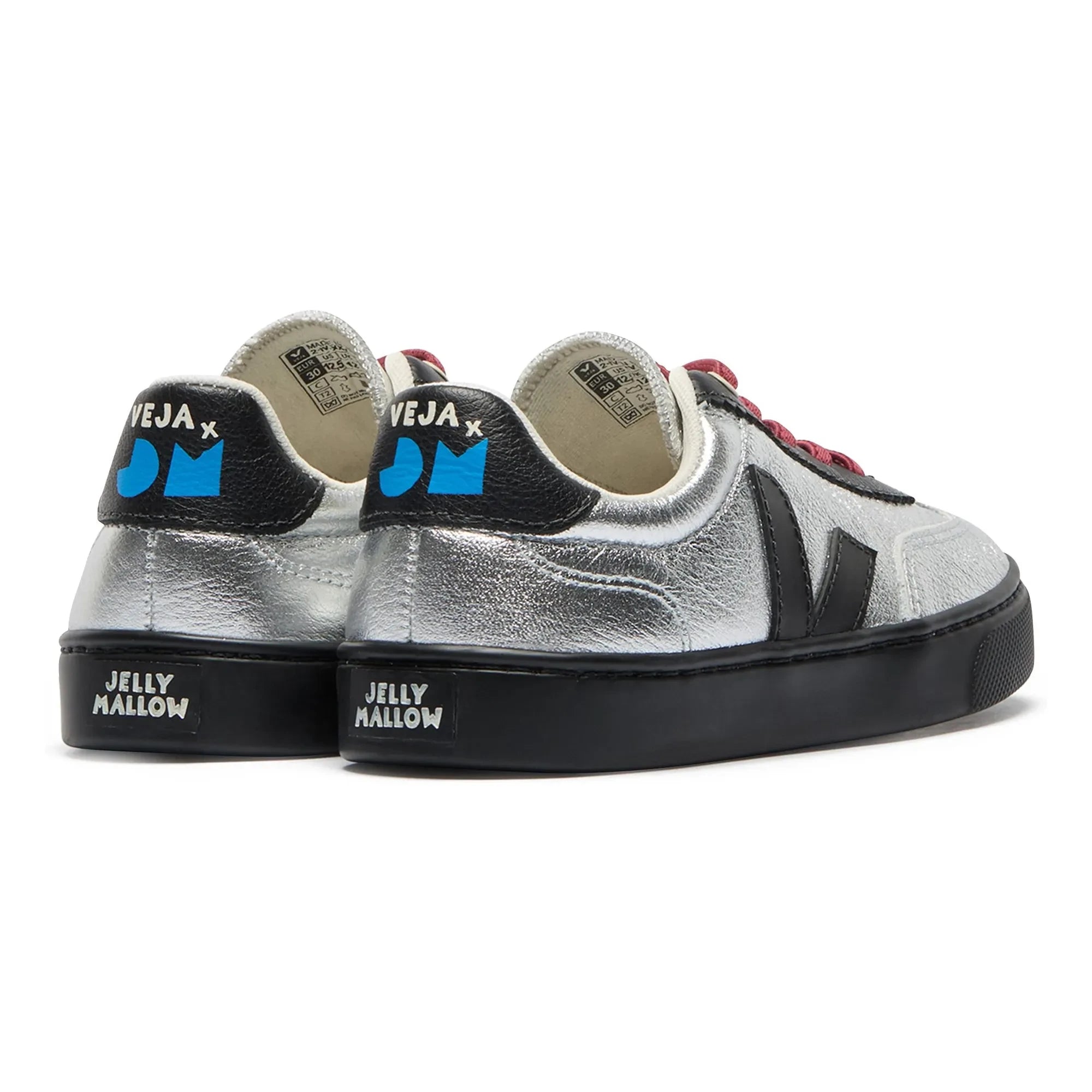 Veja - Veja x Jelly Mallow Small Volley Suede Laced Sneakers | Silver