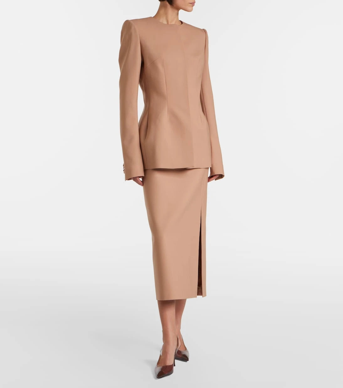 Mugler - Wool-blend blazer