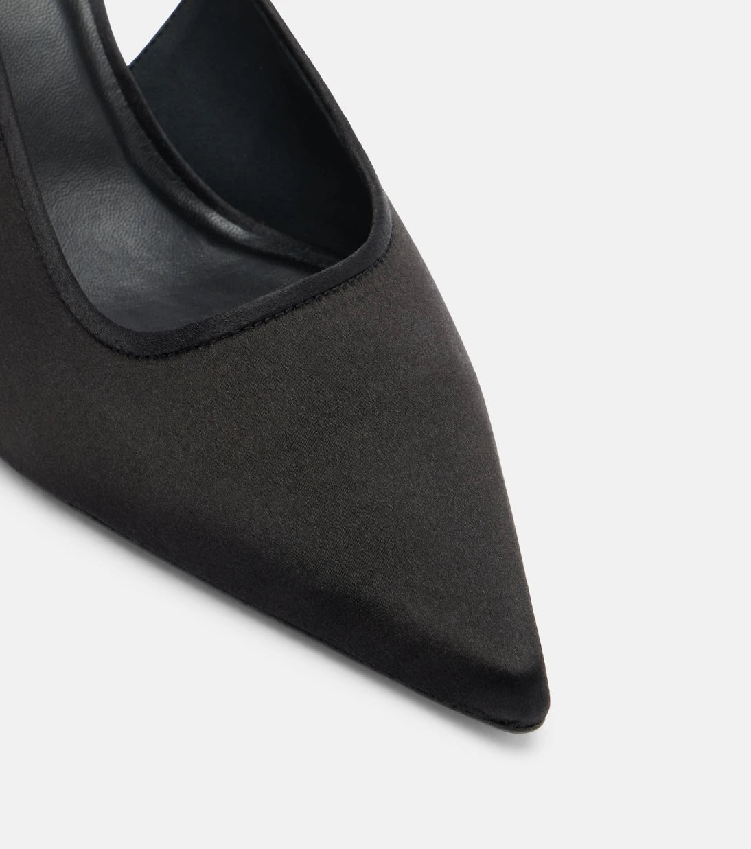 Max Mara - Satin slingback pumps