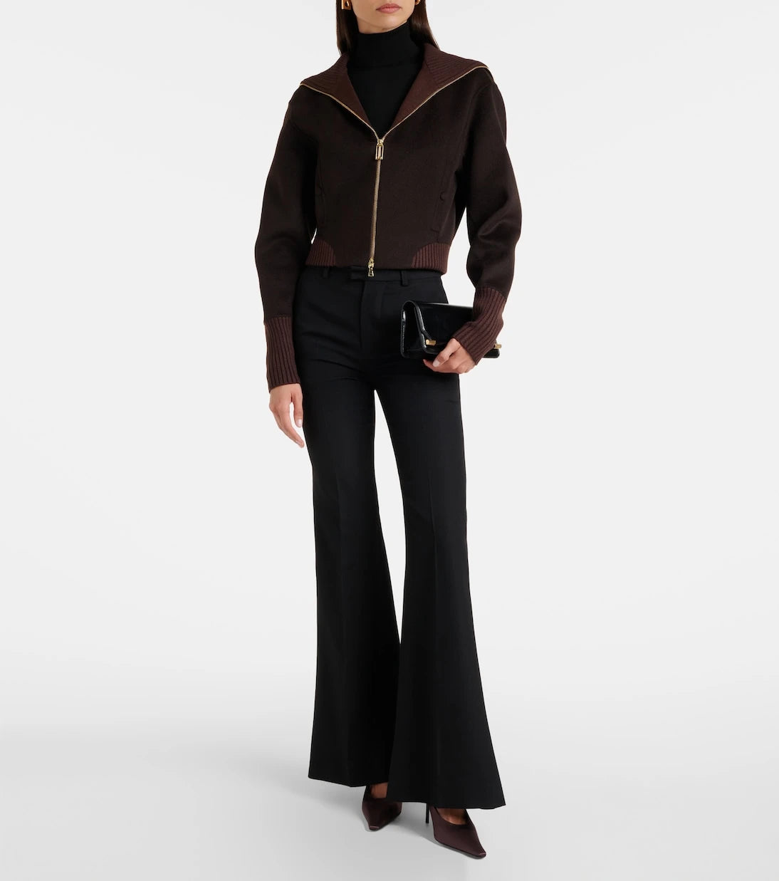 Victoria Beckham - Wool and cashmere bomber jacket