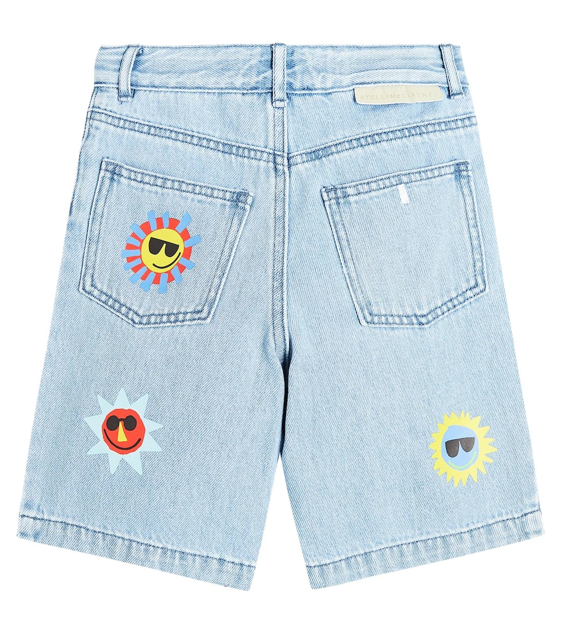 Stella McCartney Kids - Embroidered denim shorts