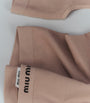 Miu Miu Nude Ribbed Seamless Boxer Shorts