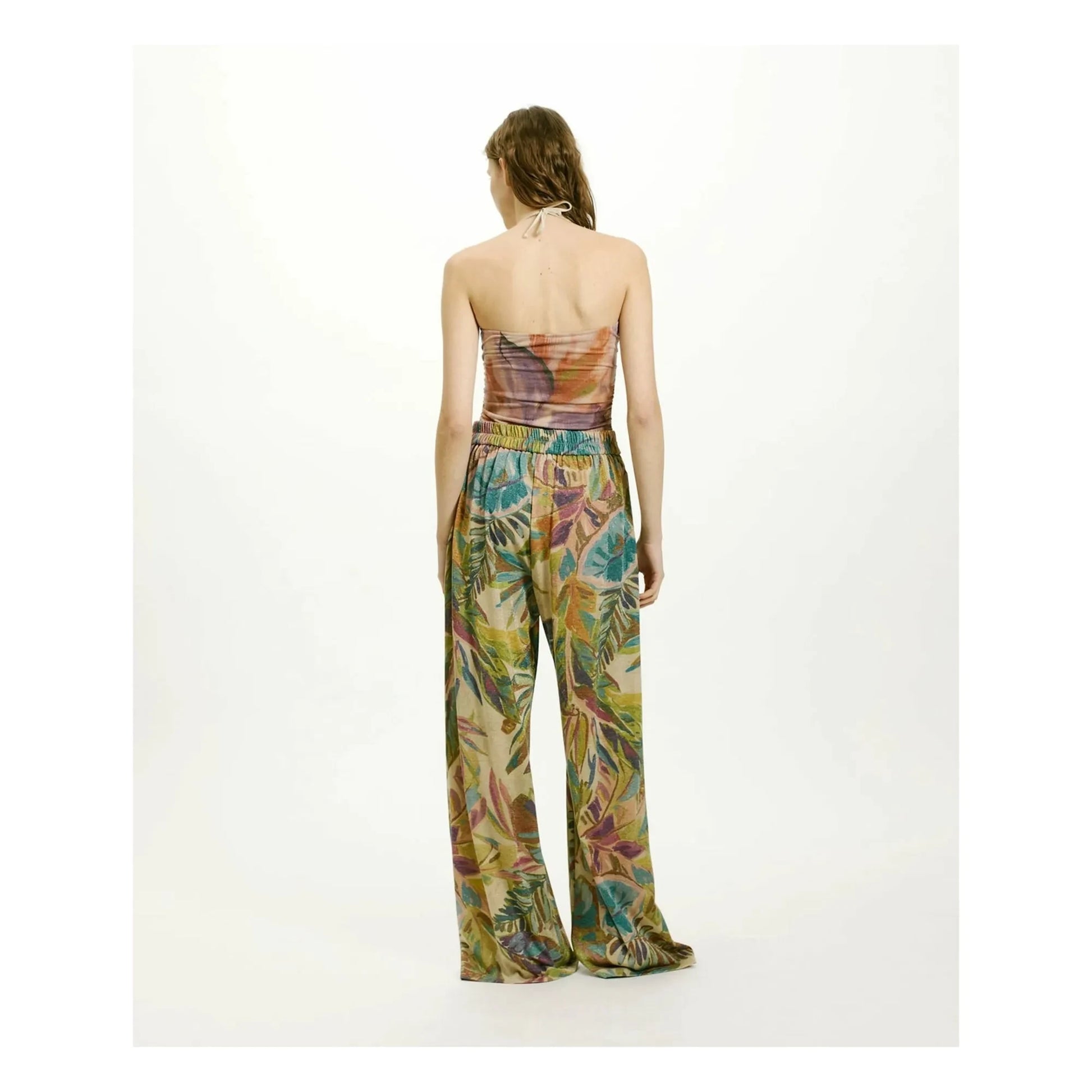 Momoni - Aspen Printed Pants | Blue