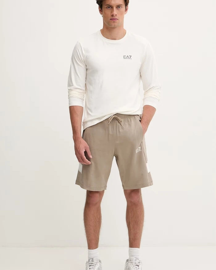 EA7 Emporio Armani erkek pamuklu kısa pantolon
