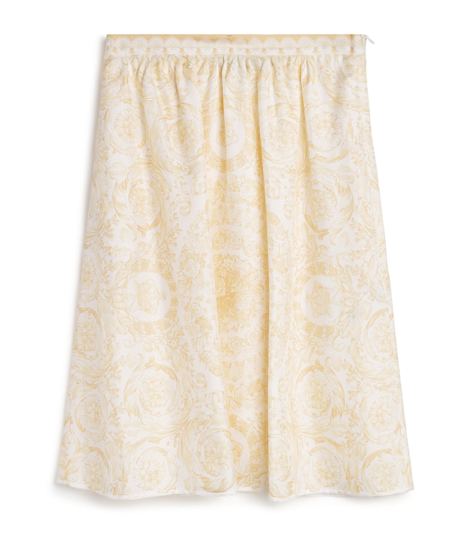 Versace Kids Silk Twill Skirt (6-14 Years)