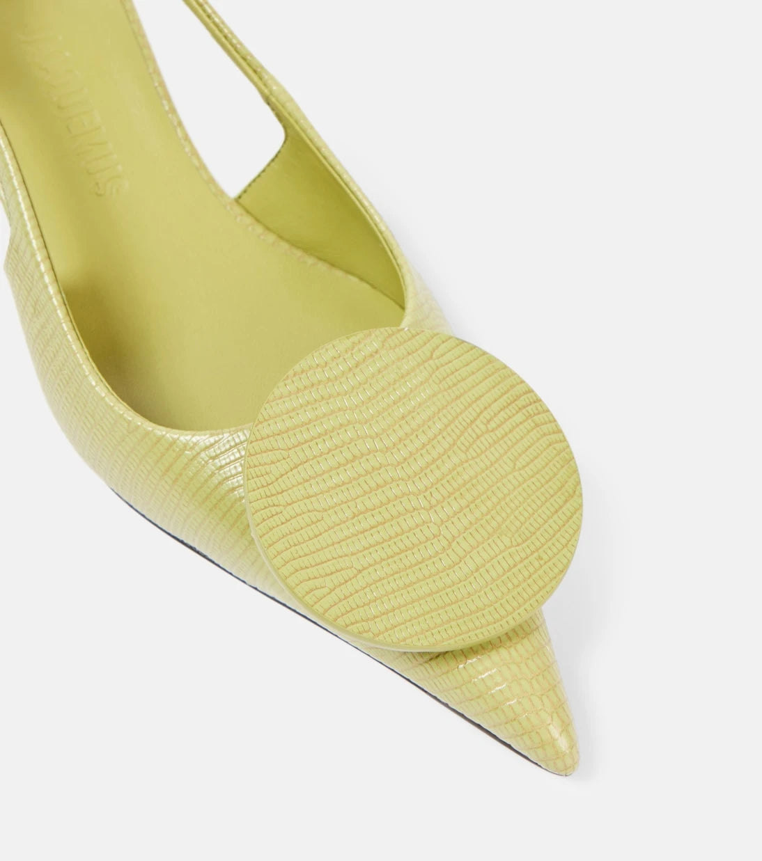 Jacquemus - Duelo 40 leather slingback pumps