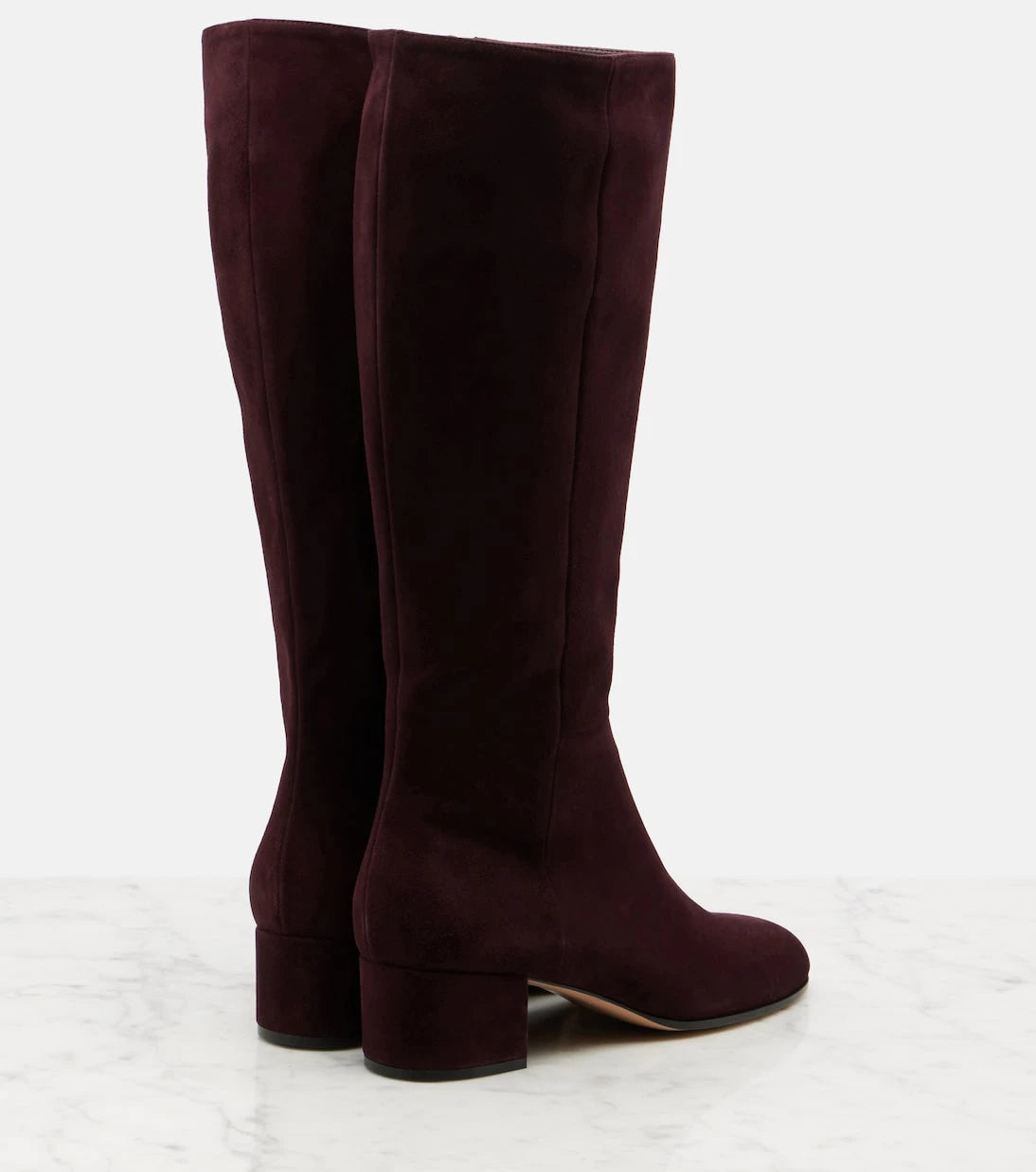 Gianvito Rossi - Joelle suede knee-high boots