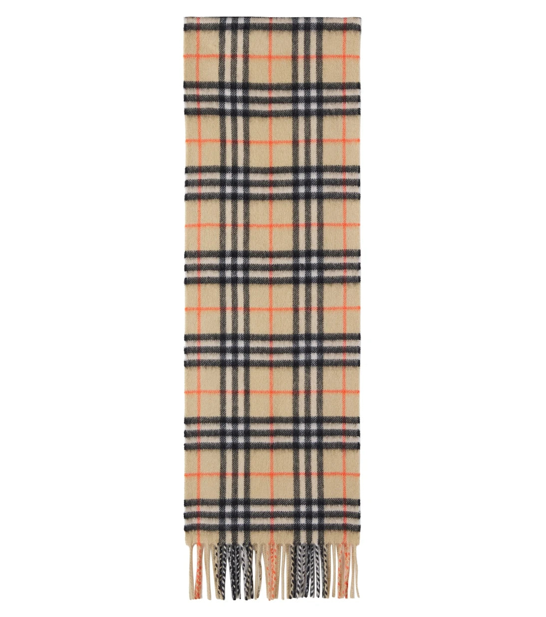 Burberry Kids - وشاح الكشمير كاروهات بربري