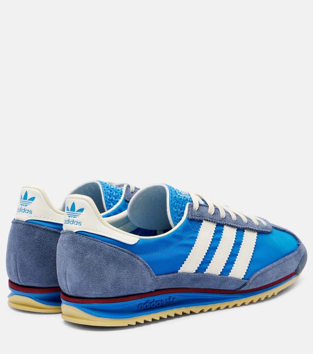 Adidas - أحذية سنيكرز SL 72 OG مزينة بالجلد المدبوغ