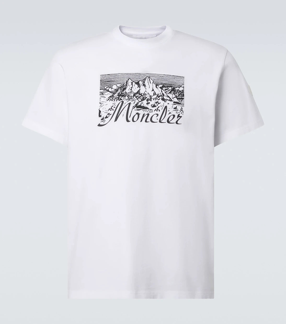Moncler - Logo cotton jersey T-shirt