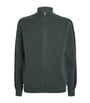 Fred Perry Green Cotton-Wool Zip-Up Cardigan
