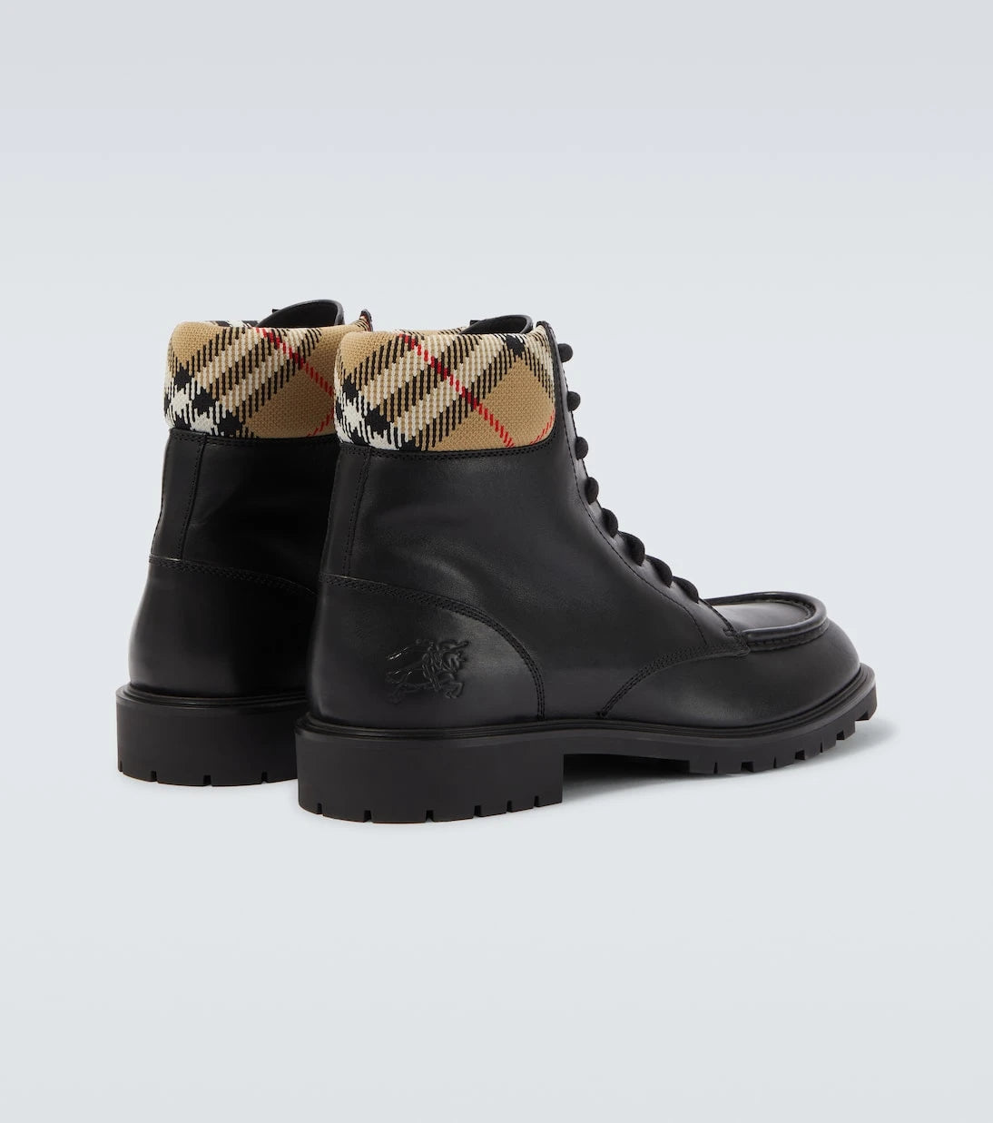 Burberry - Rogue leather combat boots