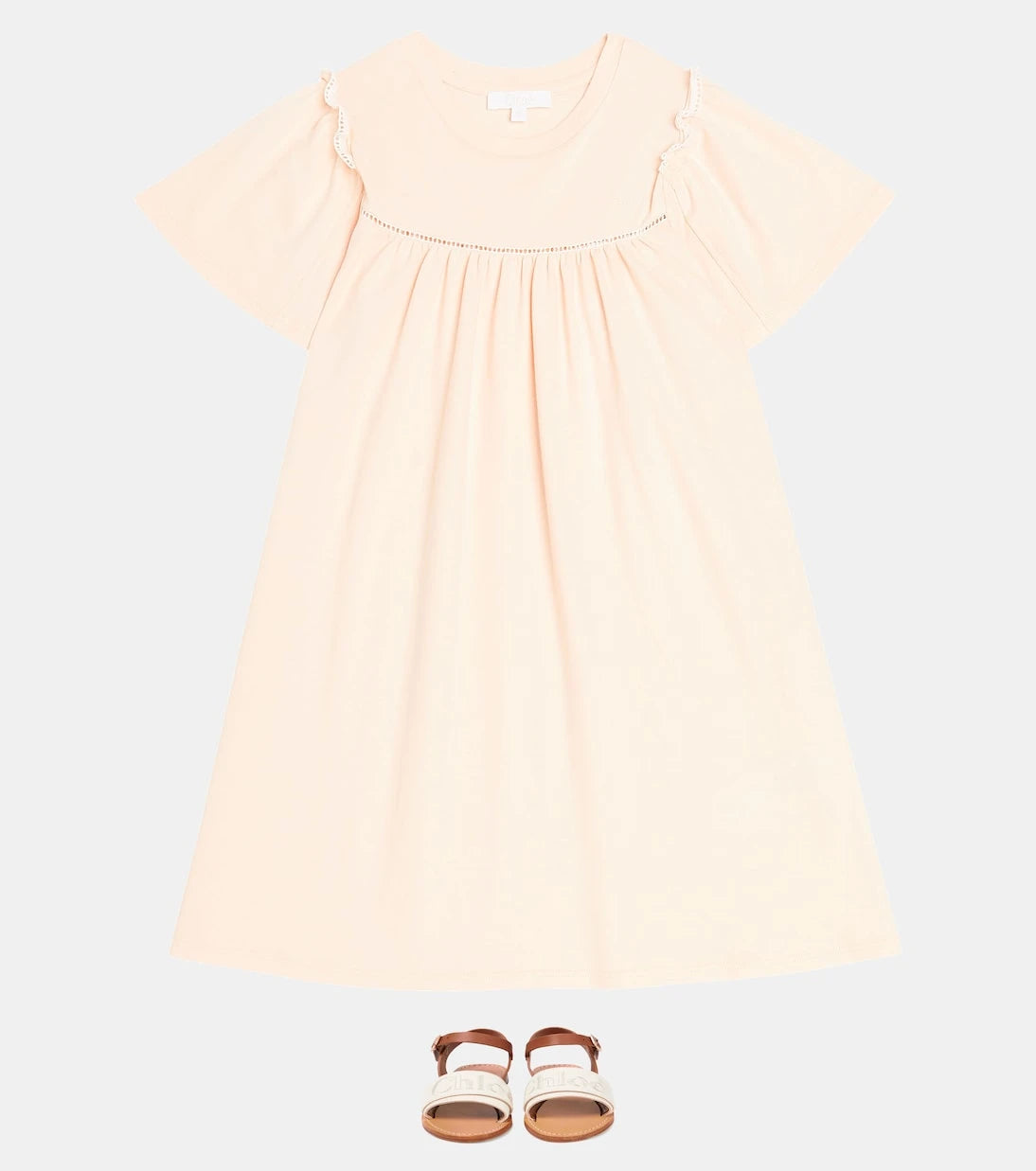 Chloé Kids - فستان قطني