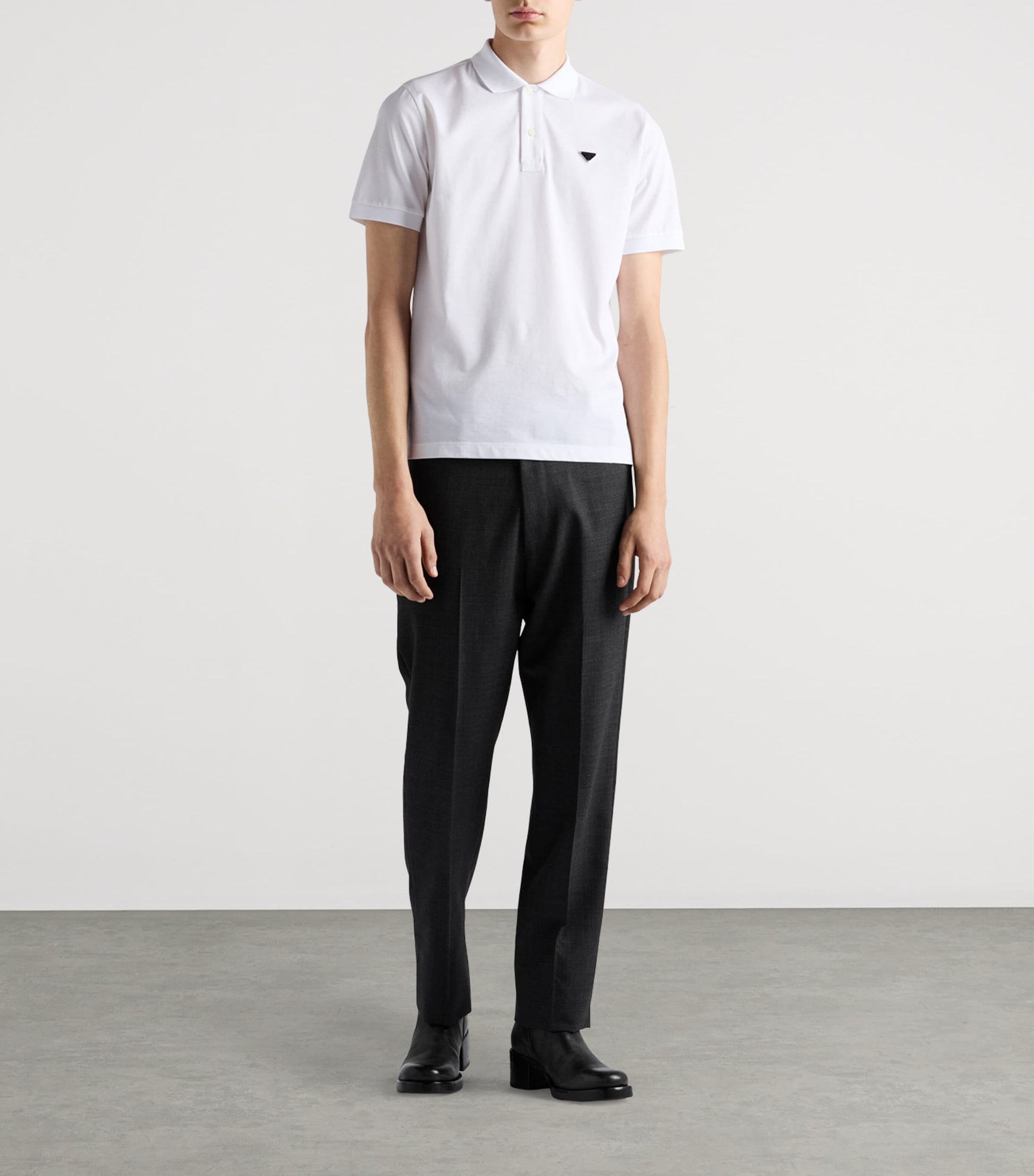Prada Cotton Piqué Polo Shirt