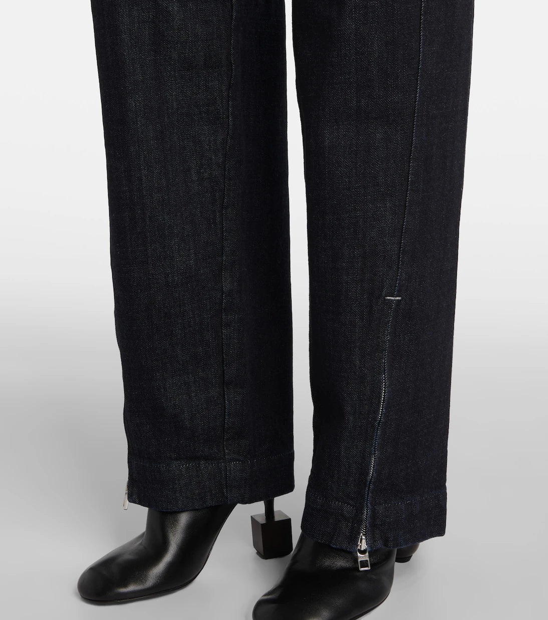 Jacquemus - De-Nîmes high-rise barrel-leg jeans