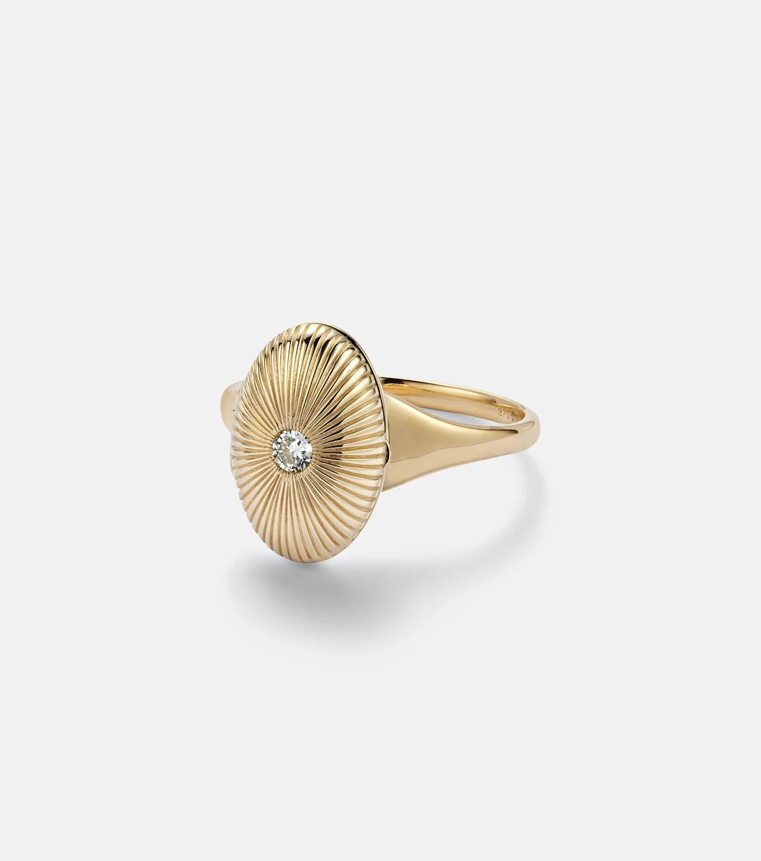 Persée - 9kt gold ring with diamond