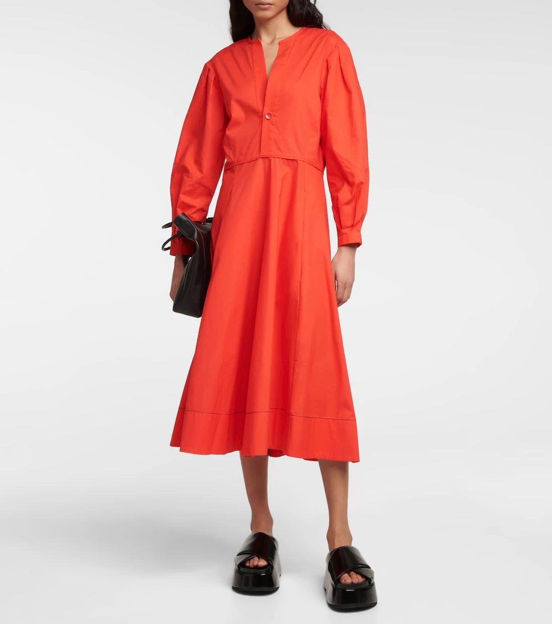 Proenza Schouler - White Label cotton poplin midi dress