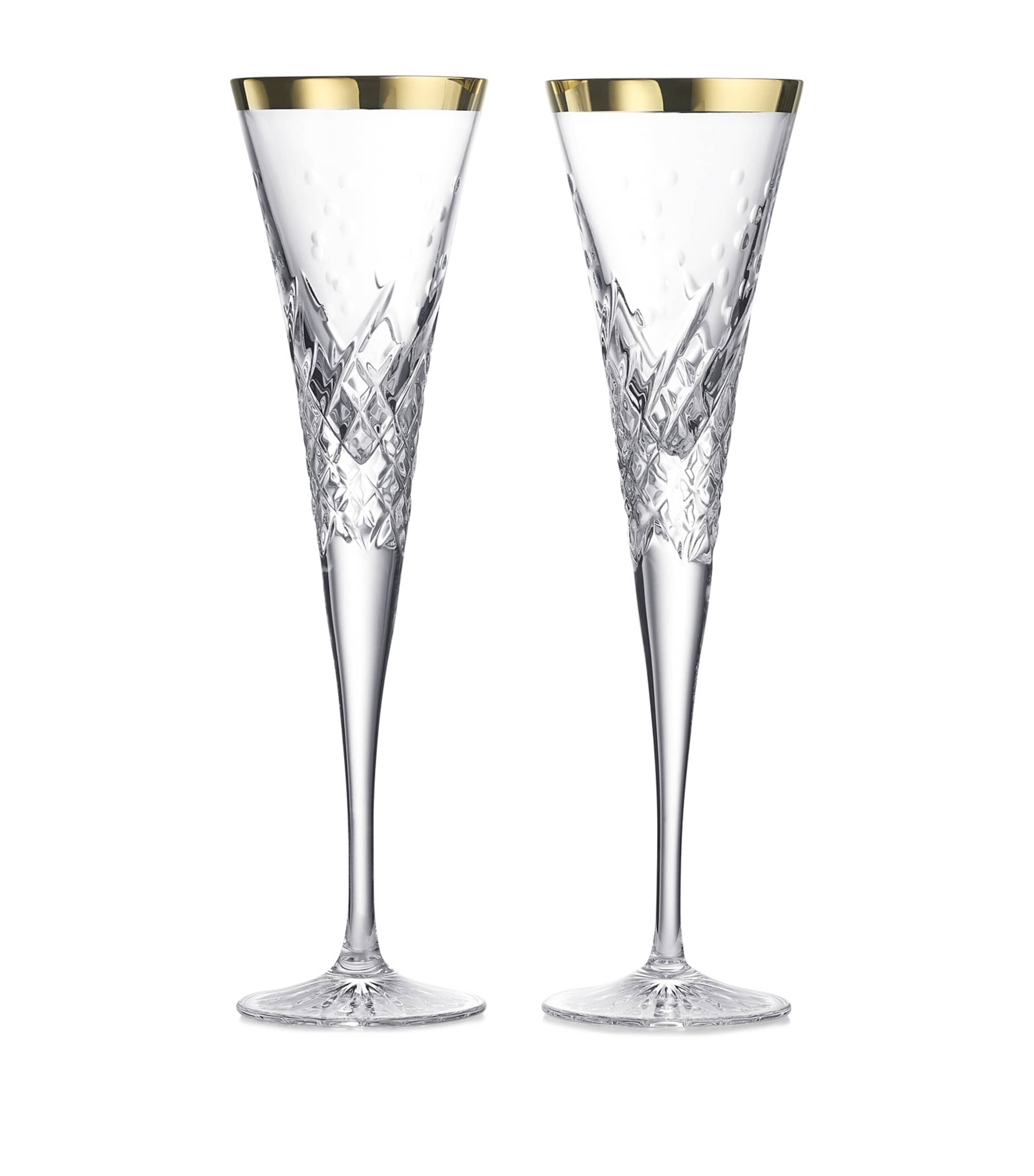 Set of 2 Celebrations Toasting Flutes (185ml)