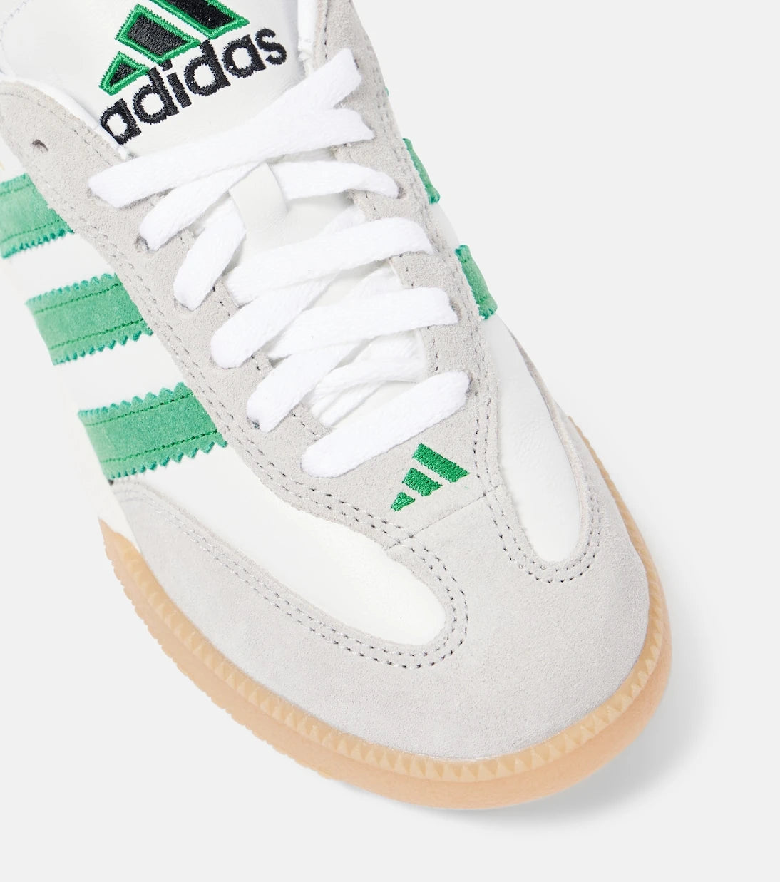 Adidas - Samba MN suede-trimmed leather sneakers